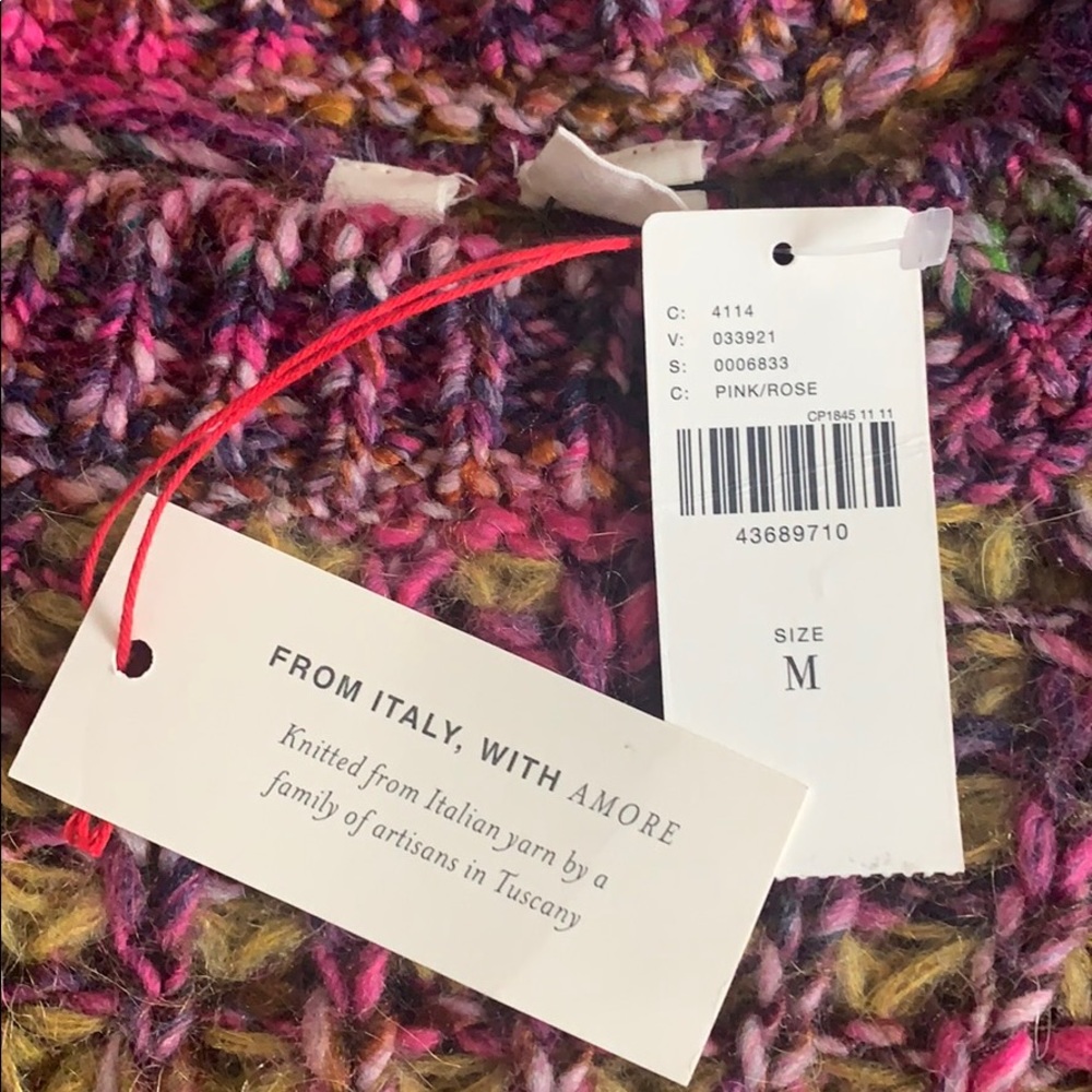 Moth Pink Ribbed Relaxed Hoodie - Picture 2 of 4